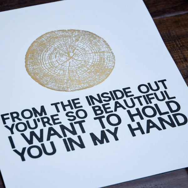 I Want To Hold You In My Hand Print